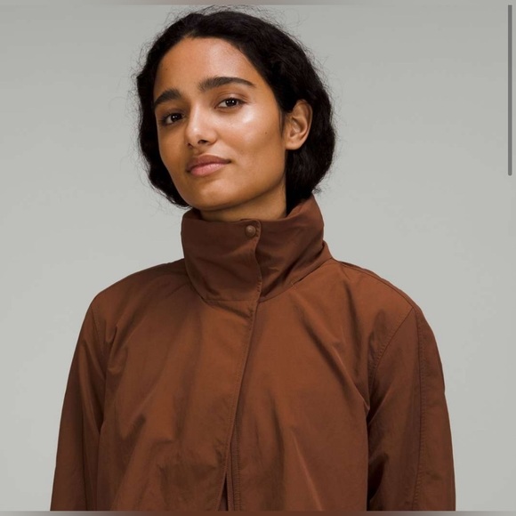 Lululemon Always Effortless Long Trench Jacket Roasted - Picture 2 of 4